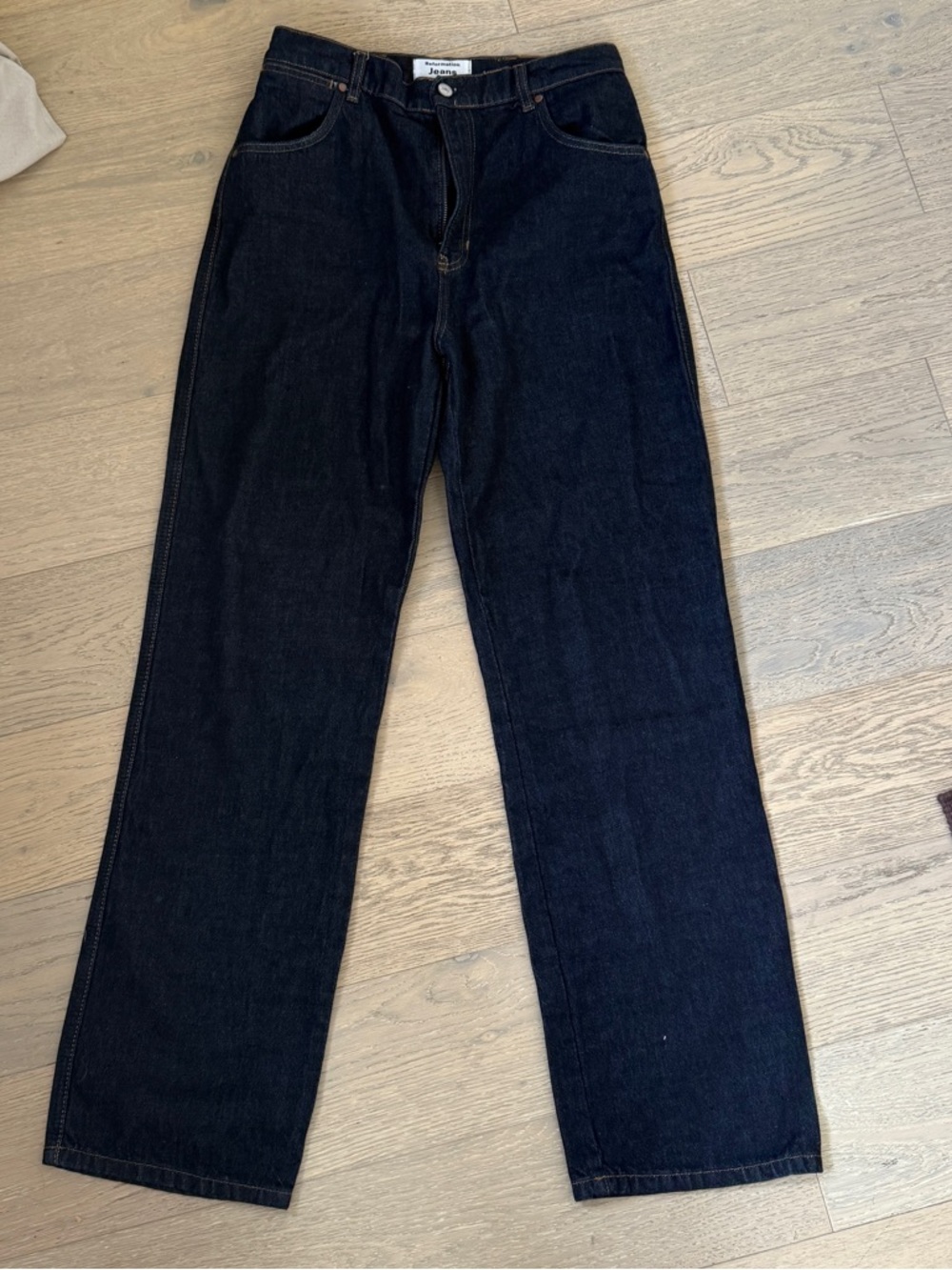 Reformation Cowboy High Rise Straight
Long Jeans